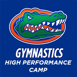 Florida Gators Gymnastics High Performance Camp Graphic