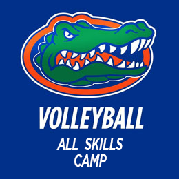 Florida Gators Volleyball All Skills Camp Graphic