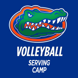 Florida Gators Volleyball Serving Camp Graphic
