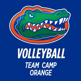 Florida Gators Volleyball Team Camp Orange Graphic
